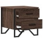Mesitas noche 2 uds madera ingeniería marrón roble 40x41x40 cm de , Mesitas de noche - Ref: Foro24-848513, Precio: 90,67 €