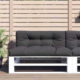 Cojines para palets 2 unidades tela gris antracita by , Cushions for chairs and sofas - Ref: Foro24-360733, Price: 95,23 €, D...