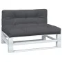 Palettenkissen, 2 Stück, in Anthrazitgrau. von , Kissen für Stühle und Sofas - Ref: Foro24-360733, Preis: 104,37 €, Rabatt: %