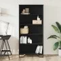 Schwarzes Regal aus Ingenieurholz 80x31x169 cm von , Bücherregale und Regale - Ref: Foro24-3295312, Preis: 93,16 €, Rabatt: %