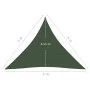 Dark green HDPE sail shade 160 g/m² 5x5x5 m by vidaXL, Umbrellas - Ref: Foro24-311482, Price: 31,70 €, Discount: %