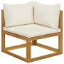 Set muebles de jardín 5 pzas con cojines madera maciza acacia by , Garden sets - Ref: Foro24-3098668, Price: 448,55 €, Discou...