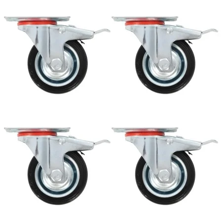 Swivel wheels 24 units 75 mm by , Material handling - Ref: Foro24-277949, Price: 108,94 €, Discount: %