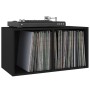 Caja para discos de vinilo madera contrachapada negro71x34x36cm de vidaXL, Almacenamiento para CD y DVD - Ref: Foro24-800118,...