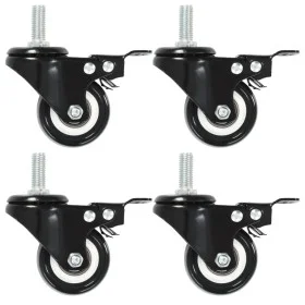 Swivel wheels with brakes 32 units 50 mm by , Material handling - Ref: Foro24-277935, Price: 105,71 €, Discount: %