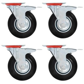 Swivel wheels 12 units 125 mm by , Material handling - Ref: Foro24-277977, Price: 93,71 €, Discount: %