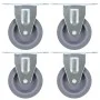 Fixed wheels 8 units 75 mm by , Material handling - Ref: Foro24-277826, Price: 32,96 €, Discount: %