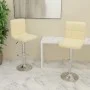 Kitchen stools, 2 units, cream-colored fabric. by , Kitchen stools - Ref: Foro24-334241, Price: 134,70 €, Discount: %