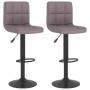Kitchen stools 2 units gray taupe fabric by , Kitchen stools - Ref: Foro24-334283, Price: 143,29 €, Discount: %