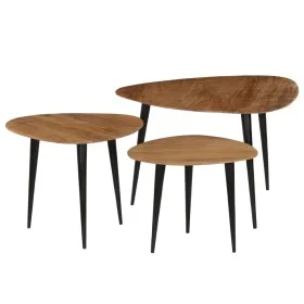 Set of 3 solid acacia wood coffee tables by , Coffee table - Ref: Foro24-246062, Price: 143,64 €, Discount: %
