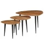 Set of 3 solid acacia wood coffee tables by , Coffee table - Ref: Foro24-246062, Price: 143,60 €, Discount: %