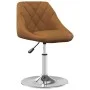 Drehbare Esszimmerstühle, 4 Stück, braunes Samtgewebe. von , Essstühle - Ref: Foro24-3088756, Preis: 224,12 €, Rabatt: %