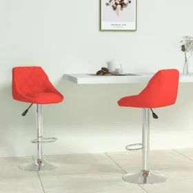 Küchenhocker, 2 Stück, Kunstleder, Rot von , Küchenhocker - Ref: Foro24-335181, Preis: 128,41 €, Rabatt: %