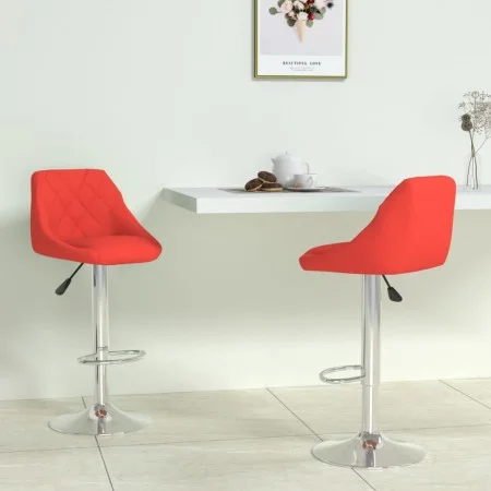 Küchenhocker, 2 Stück, Kunstleder, Rot von , Küchenhocker - Ref: Foro24-335181, Preis: 128,41 €, Rabatt: %