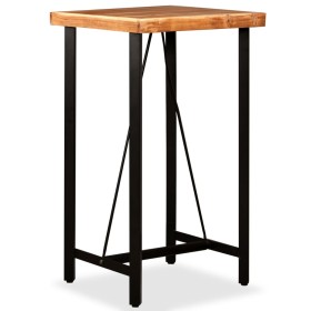 Massiver Akazienholz-Tisch für die Bar, 60x60x107 cm. von , Küchen- und Esstische - Ref: Foro24-245435, Preis: 226,54 €, Raba...