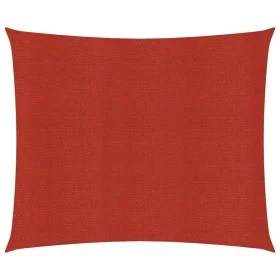 Sail awning HDPE red 160 g/m² 3.6x3.6 m by vidaXL, Umbrellas - Ref: Foro24-311605, Price: 37,36 €, Discount: %