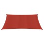 Sail awning HDPE red 160 g/m² 3.6x3.6 m by vidaXL, Umbrellas - Ref: Foro24-311605, Price: 33,77 €, Discount: %