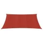 Sail awning HDPE red 160 g/m² 3.6x3.6 m by vidaXL, Umbrellas - Ref: Foro24-311605, Price: 37,36 €, Discount: %