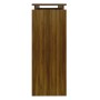 Oak brown plywood console table 102x30x80 cm by , Side tables - Ref: Foro24-815221, Price: 53,77 €, Discount: %