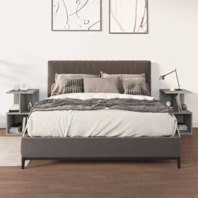 Mesitas noche 2 uds madera contrachapada gris Sonoma 35x35x55cm de , Mesitas de noche - Ref: Foro24-815186, Precio: 60,22 €, ...