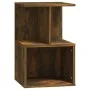 Mesitas de noche 2 uds contrachapado roble ahumado 35x35x55 cm de , Mesitas de noche - Ref: Foro24-815184, Precio: 65,56 €, D...