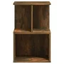 Mesitas de noche 2 uds contrachapado roble ahumado 35x35x55 cm de , Mesitas de noche - Ref: Foro24-815184, Precio: 65,56 €, D...