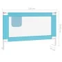 Child's bed safety rail, blue fabric, 120x25 cm. by , Safety railings - Ref: Foro24-10209, Price: 32,32 €, Discount: %