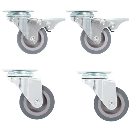 Swivel wheels 4 units 50 mm by , Material handling - Ref: Foro24-143436, Price: 14,87 €, Discount: %