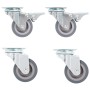 Swivel wheels 4 units 50 mm by , Material handling - Ref: Foro24-143436, Price: 15,13 €, Discount: %