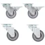 Swivel wheels 4 units 50 mm by , Material handling - Ref: Foro24-143436, Price: 14,87 €, Discount: %