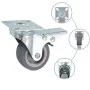 Swivel wheels 4 units 50 mm by , Material handling - Ref: Foro24-143436, Price: 14,87 €, Discount: %