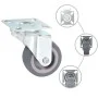 Swivel wheels 4 units 50 mm by , Material handling - Ref: Foro24-143436, Price: 14,87 €, Discount: %