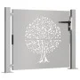 Corten steel garden gate with tree design 105x80 cm by , garden gates - Ref: Foro24-153214, Price: 139,56 €, Discount: %