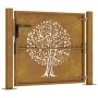 Corten steel garden gate with tree design 105x80 cm by , garden gates - Ref: Foro24-153214, Price: 139,56 €, Discount: %