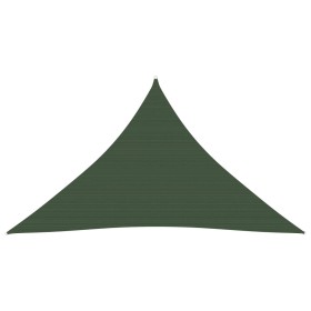 Dark green HDPE sail shade 160 g/m² 3.5x3.5x4.9 m by vidaXL, Umbrellas - Ref: Foro24-311477, Price: 21,20 €, Discount: %