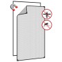 Mosquitera magnética para ventanas gris antracita 80x140 cm de , Mosquiteras para ventanas - Ref: Foro24-153848, Precio: 24,6...