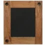 Solid acacia wood mirror 50x50 cm by , Mirrors - Ref: Foro24-246307, Price: 57,87 €, Discount: %