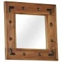 Solid acacia wood mirror 50x50 cm by , Mirrors - Ref: Foro24-246307, Price: 57,87 €, Discount: %
