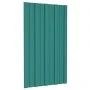 Dachpaneel aus grünem feuerverzinktem Stahl, 12 Einheiten, 80x45 cm. von , Decke - Ref: Foro24-317199, Preis: 54,75 €, Rabatt: %