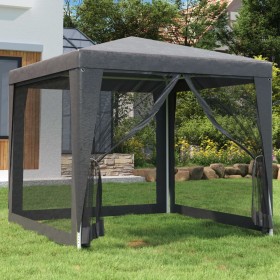 Party tent with 4 walls made of anthracite grey HDPE mesh, 2.5x2.5m. by , Tents and gazebos - Ref: Foro24-319224, Price: 83,9...