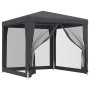 Party tent with 4 walls made of anthracite grey HDPE mesh, 2.5x2.5m. by , Tents and gazebos - Ref: Foro24-319224, Price: 83,9...