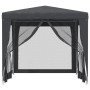 Party tent with 4 walls made of anthracite grey HDPE mesh, 2.5x2.5m. by , Tents and gazebos - Ref: Foro24-319224, Price: 83,9...