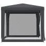 Partyzelt mit 4 Wänden aus anthrazitgrauem HDPE-Netzstoff, 2,5x2,5m. von , Zelte und Pavillons - Ref: Foro24-319224, Preis: 7...