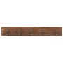 Entryway coat rack with 5 hooks made of recycled wood, 100x2.5x15 cm by , Hat and coat racks - Ref: Foro24-321950, Price: 43,...