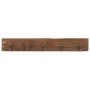 Entryway coat rack with 5 hooks made of recycled wood, 100x2.5x15 cm by , Hat and coat racks - Ref: Foro24-321950, Price: 40,...