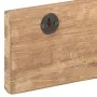 Entryway coat rack with 5 hooks made of recycled wood, 100x2.5x15 cm by , Hat and coat racks - Ref: Foro24-321950, Price: 40,...