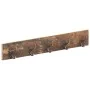 Entryway coat rack with 5 hooks made of recycled wood, 100x2.5x15 cm by , Hat and coat racks - Ref: Foro24-321950, Price: 40,...