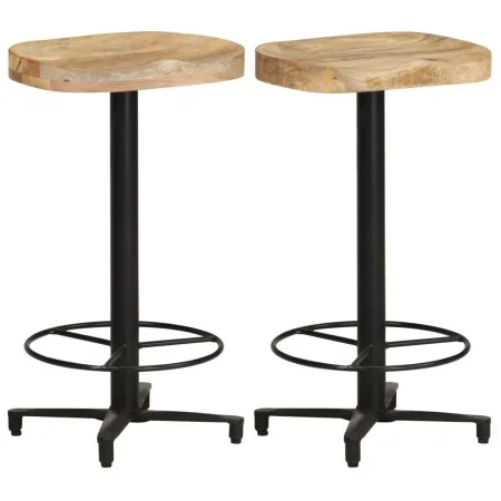 Küchenhocker 2 Stück Massivholz aus Mangoholz 66 cm von , Küchenhocker - Ref: Foro24-321965, Preis: 116,31 €, Rabatt: %