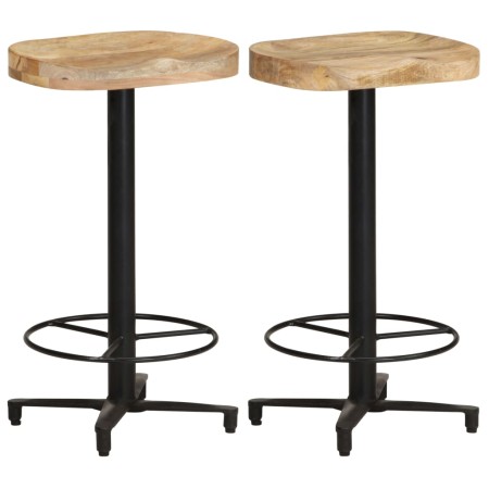 Küchenhocker 2 Stück Massivholz aus Mangoholz 66 cm von , Küchenhocker - Ref: Foro24-321965, Preis: 117,48 €, Rabatt: %