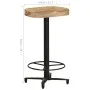 Küchenhocker 2 Stück Massivholz aus Mangoholz 66 cm von , Küchenhocker - Ref: Foro24-321965, Preis: 116,31 €, Rabatt: %